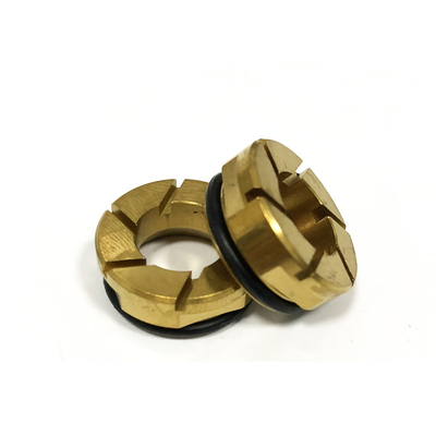 Golden Steel Slotted Pressure Foot Disk Insert for PCB Hitachi Machine Consumables Manufacturer
