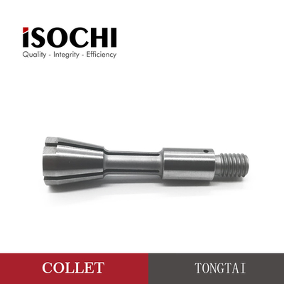 Silver PCB Drilling Machine Manipulator Collet 2um Stastic Ranout For Tongtai