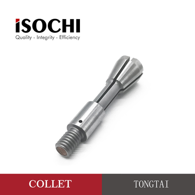 Silver PCB Drilling Machine Manipulator Collet 2um Stastic Ranout For Tongtai