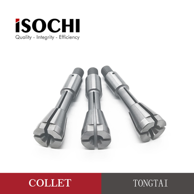 Silver PCB Drilling Machine Manipulator Collet 2um Stastic Ranout For Tongtai