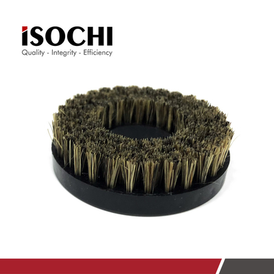 Industrial Brown Bristle Pressure Foot Brush , Anderson AEMG Routing Brush