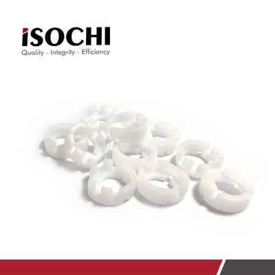 White Plastic Pressure Foot Disk Insert , PCB Machine Parts For Pressure Foot