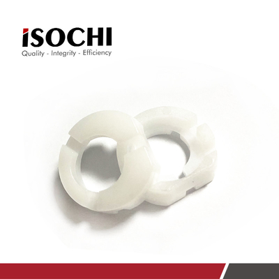 White Plastic Pressure Foot Disk Insert , PCB Machine Parts For Pressure Foot