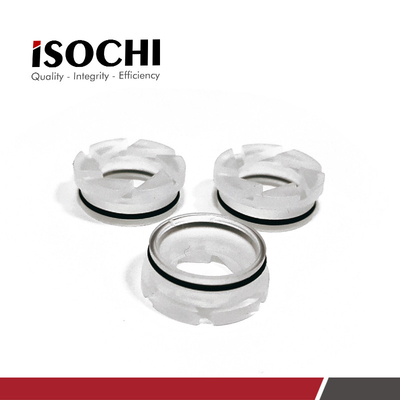 White Color Pressure Foot Assembly Disk Insert + / -0.005 Strict Tolerance