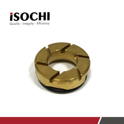 Golden Steel Pressure Foot Disk Insert , PCB Machine Parts For Pressure Foot