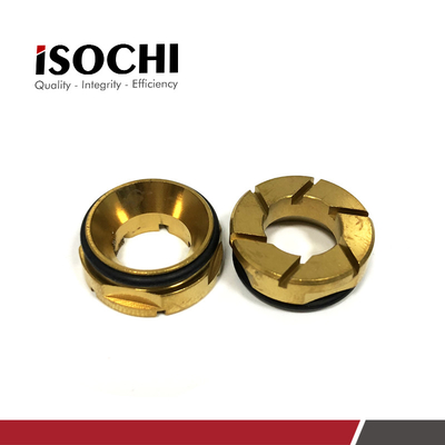 Golden Steel Pressure Foot Disk Insert , PCB Machine Parts For Pressure Foot