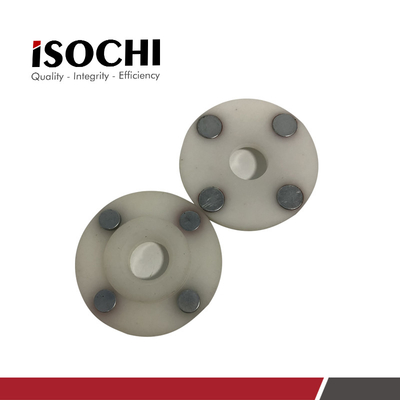 Plastic Circular PCB Pressure Foot Base For CNC Qianghua Drilling Machine Ivory