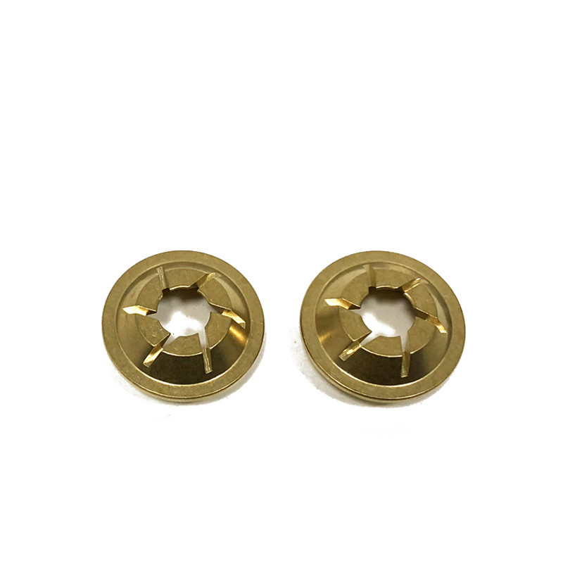 Pressure Foot Disk Insert Copper Golden 28mm For PCB HiCNC Drilling Machine Consumables Manufacturer