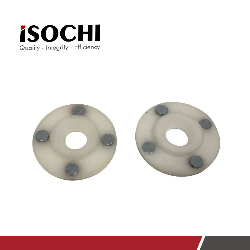 Plastic Circular PCB Pressure Foot Base For CNC Qianghua Drilling Machine Ivory